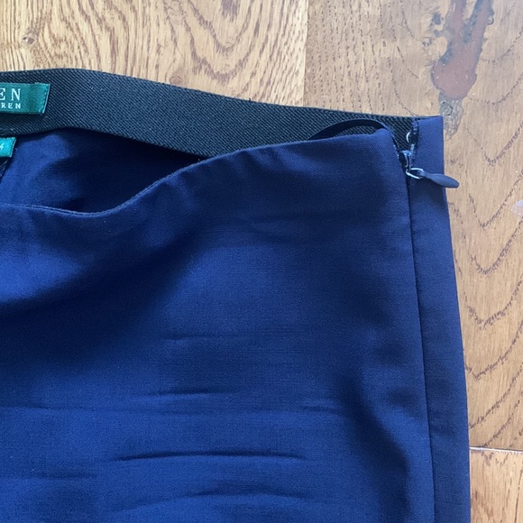 Ralph Lauren Navy Wool Pant - Picture 7 of 10